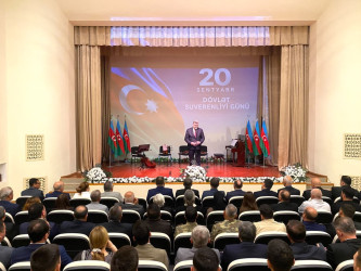 Xəzər rayonunda “Dövlət Suverenliyi Günü” qeyd olunub