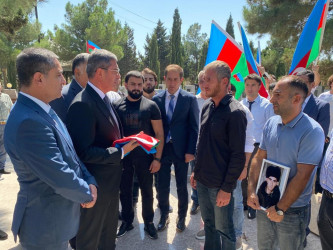 Birinci Qarabağ müharibəsi şəhidi Yusif Bağırov Buzovna qəsəbəsindəki Şəhidlər Xiyabanında dəfn edilib