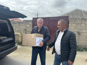 Xəzər rayonunda şəhid ailələri bayram münasibətilə ziyarət edilib