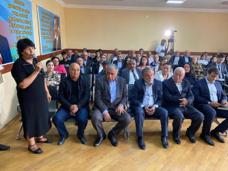 Binə qəsəbəsində yaşayan sakinlərlə növbəti səyyar qəbul keçirilib