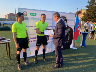 Xəzər rayonunda Ümummilli Lider Heydər Əliyevin anadan olmasının 103-cü ildönümünə həsr edilmiş qəsəbələrarası futbol turniri keçirilib