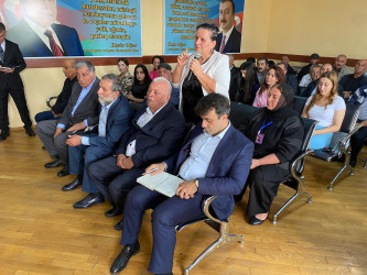 Binə qəsəbəsində yaşayan sakinlərlə növbəti səyyar qəbul keçirilib