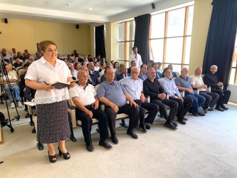 Şağan qəsəbəsində növbəti səyyar qəbul keçirilmişdir