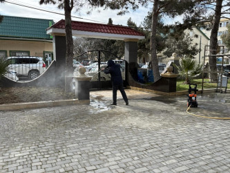 “Şəhərsalma və Memarlıq İli” çərçivəsində rayonun Binə qəsəbəsində yerləşən xatirə parkında əsaslı təmir və abadlıq işləri həyata keçirilib