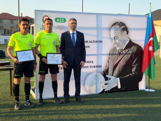 Xəzər rayonunda Ümummilli Lider Heydər Əliyevin anadan olmasının 103-cü ildönümünə həsr edilmiş qəsəbələrarası futbol turniri keçirilib