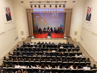 Xəzər rayonunda “Dövlət Suverenliyi Günü” qeyd olunub