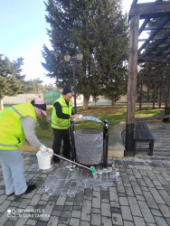 Xəzər rayonunda növbəti genişmiqyaslı təmizlik və abadlıq işləri həyata keçirilib