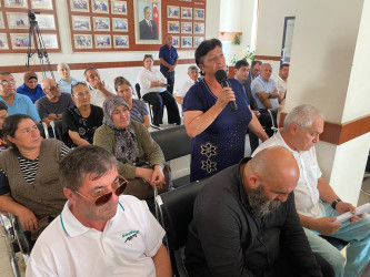 Şağan qəsəbə sakinləri ilə növbəti səyyar görüş keçirilmişdir