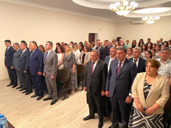Xəzər rayonunda 17 iyun – Tibb İşçilərinin Peşə Bayramı  Günü münasibətilə “Sağlam gələcəyin memarları” adlı tədbir keçirilib