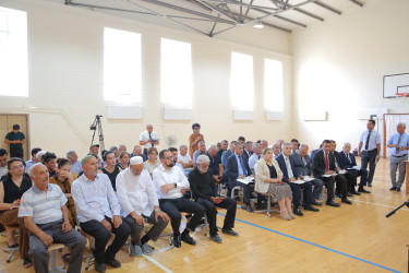 Rayon İcra Hakimiyyəti başçısının növbəti səyyar görüşü Zirə  qəsəbəsində keçirilib