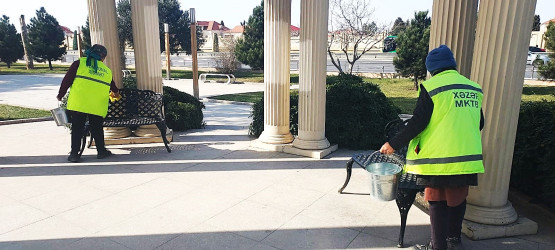 Xəzər rayonunda növbəti ümumrayon iməcliyi keçirilib