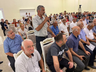 Binə qəsəbə sakinləri ilə növbəti səyyar görüş keçirilmişdir