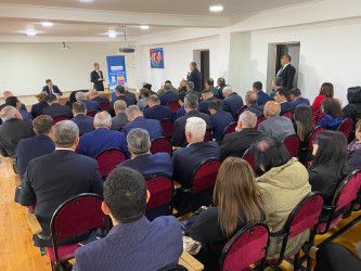 Buzovna qəsəbə sakinləri ilə növbəti səyyar görüş keçirilmişdir