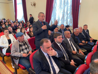 Mərdəkan qəsəbə sakinləri ilə növbəti səyyar görüş keçirilmişdir