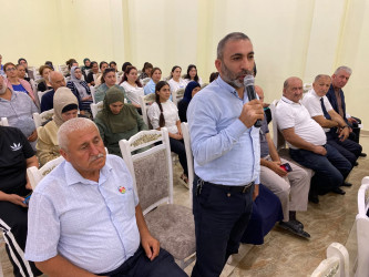 Binə qəsəbə sakinləri ilə növbəti səyyar görüş keçirilmişdir