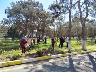 Xəzər rayonunda növbəti ümumrayon iməcliyi keçirilib