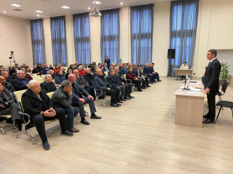 Xəzər RİH başçısının növbəti səyyar qəbulu Mərdəkan qəsəbəsində keçirilib