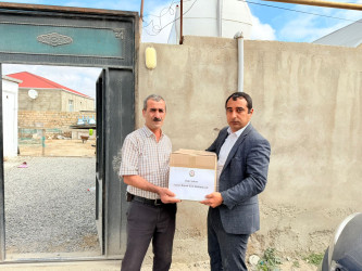 Xəzər rayonunda şəhid ailələri bayram münasibətilə ziyarət edilib