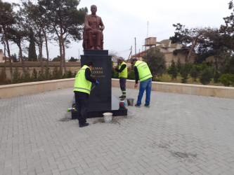 Xəzər rayonunda növbəti ümumrayon iməcliyi keçirilib