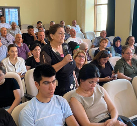 Şağan qəsəbə sakinləri ilə səyyar görüş keçirilib