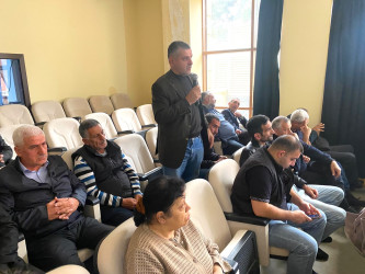 Şağan qəsəbəsində növbəti səyyar qəbul keçirilmişdir