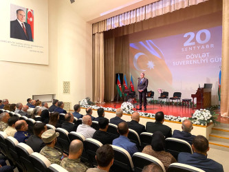 Xəzər rayonunda “Dövlət Suverenliyi Günü” qeyd olunub
