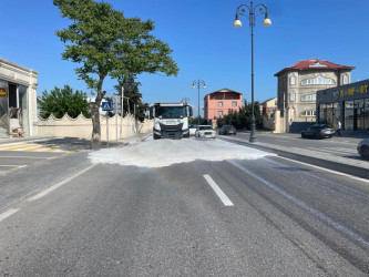 Xəzər rayonunda növbəti genişmiqyaslı ümumrayon iməcliyi keçirilib