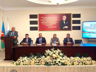 Xəzər rayonunda 17 iyun – Tibb İşçilərinin Peşə Bayramı  Günü münasibətilə “Sağlam gələcəyin memarları” adlı tədbir keçirilib