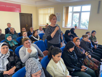 Rayon İcra Hakimiyyətinin başçısı Elşən Salahov Türkan qəsəbə sakinləri ilə növbəti səyyar görüşü keçirilib