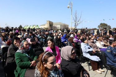 Xəzər rayonunda ümumrayon Novruz şənliyi keçirilib