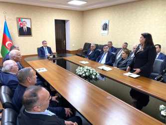 Xocalı soyqırımında həlak olmuş soydaşlarımızın  ailə üzvləri ilə görüş keçirilib