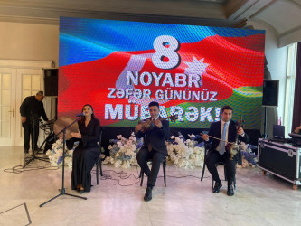 Xəzər rayonunda “8 noyabr – Zəfər Günü” münasibətilə ümumrayon tədbiri keçirilib