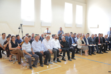 Rayon İcra Hakimiyyəti başçısının növbəti səyyar görüşü Zirə  qəsəbəsində keçirilib