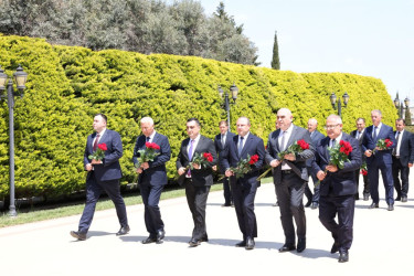 Xəzər rayonunda Ümummilli Lider Heydər Əliyevin anadan olmasının 103-cü ildönümü münasibətilə tədbir keçirilib