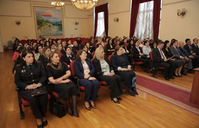 Xəzər rayonunda “Gender bərabərliyində qadınlar” mövzusunda tədbir keçirilib
