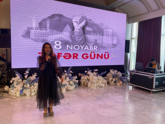 Xəzər rayonunda “8 noyabr – Zəfər Günü” münasibətilə ümumrayon tədbiri keçirilib