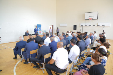 Rayon İcra Hakimiyyəti başçısının növbəti səyyar görüşü Zirə  qəsəbəsində keçirilib