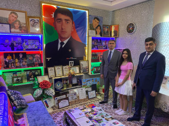 Vətən müharibəsi şəhidi Axundov Mirzə Musa oğlunun əziz xatirəsi ehtiramla yad edilib