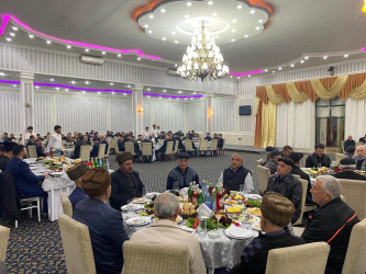 Xəzər rayonunun növbəti iftar süfrəsi təşkil olunub