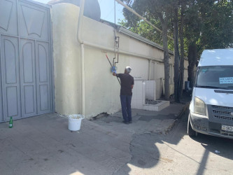 Xəzər rayonunda abadlıq-quruculuq və təmizlik işləri davam etdirilir