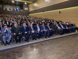 Xəzər rayonunda Ümummilli lider Heydər Əliyevin anadan olmasının 102 illiyinə həsr olunmuş “Heydər Əliyev irsi – Gələcəyə yol” adlı tədbir keçirilib`
