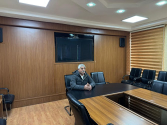 Rayon İcra Hakimiyyətinin başçısı Elşən Salahov vətəndaşların növbəti fərdi qəbulunu keçirib