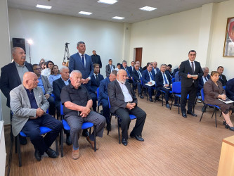 Buzovna qəsəbəsində növbəti səyyar qəbul keçirilmişdir