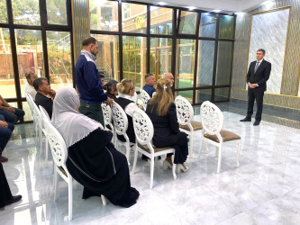 Xəzər Rayon İcra Hakimiyyətinin başçısı Elşən Salahov Şüvəlan və Buzovna qəsəbələrində yerləşən ümumtəhsil məktəblərinin şagird və valideynləri ilə görüş keçirib