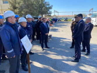 Xəzər rayonunda ərazi mülki müdafiə qüvvələri ilə təlim-məşq toplantısı təşkil olunub