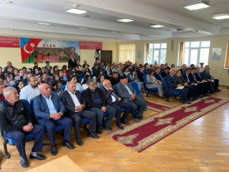 Rayon İcra Hakimiyyətinin başçısı Elşən Salahov Türkan qəsəbə sakinləri ilə növbəti səyyar görüşü keçirilib