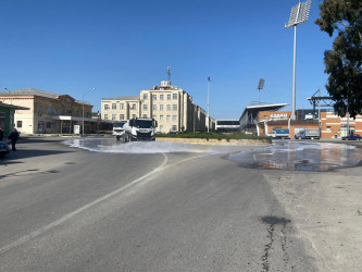 Xəzər rayonunda növbəti genişmiqyaslı təmizlik və abadlıq işləri həyata keçirilib