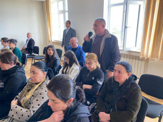 Qala qəsəbə sakinləri ilə növbəti səyyar görüş keçirilmişdir