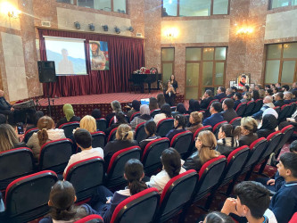 Xəzər rayonunda şəhid Həsənağa Şirvaninin doğum günündə xatirəsi ehtiramla yad edilib