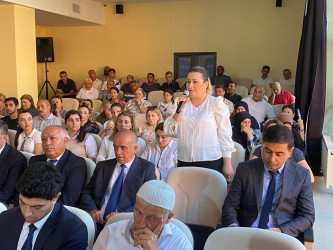 Şağan qəsəbəsində növbəti səyyar qəbul keçirilmişdir